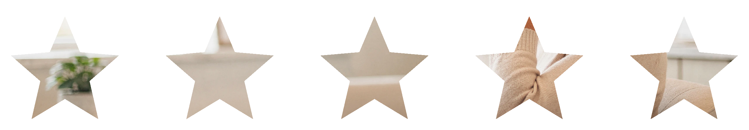 Five-star rating display with four filled stars and one empty star